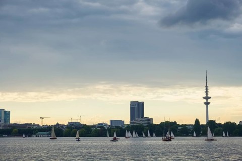 Sailors on the Aussenalster