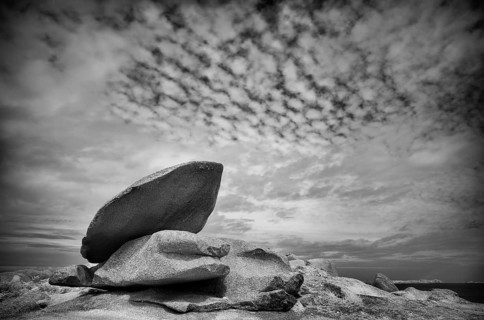 Huitre rock formation