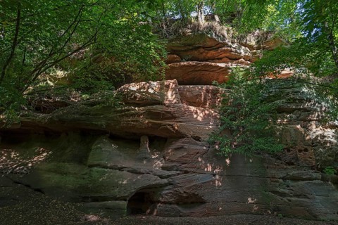 Rocks in the Schwarzachklamm