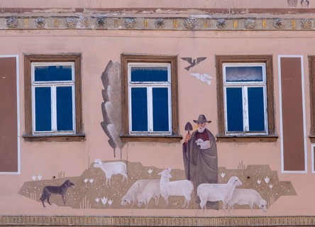 Historical mural