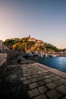 A small harbour by the sea