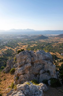 View over the island to the sea