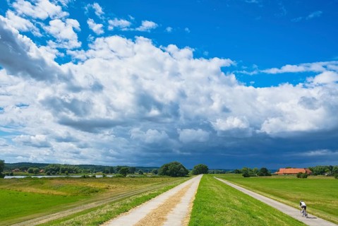 Elbe dyke near Darchau