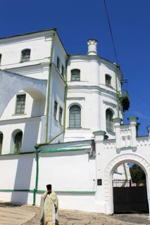 Stairway between Lower and Upper Lavra