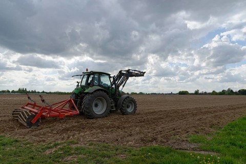 Tractor cultivating