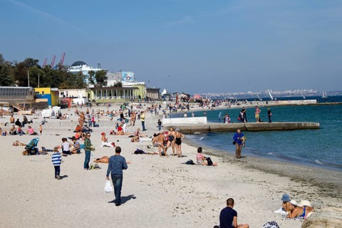 Bathing beach