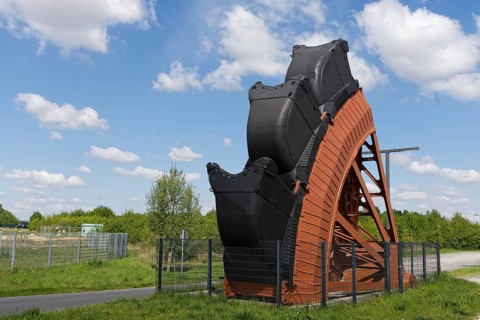 Part of blade wheel of brown coal digger