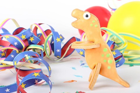 Dinosaur shaped cookies