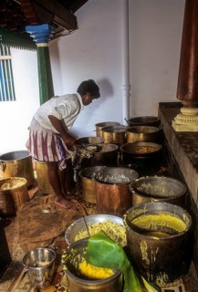 Food is ready to serve Nattukottai chettiar Nagarathar wedding
