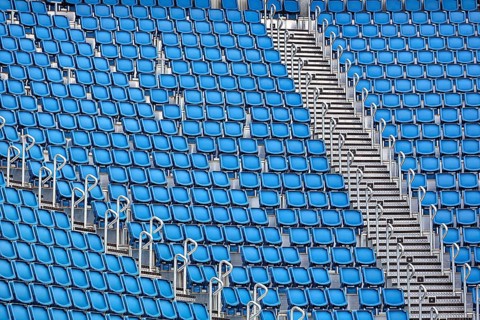 Empty grandstand