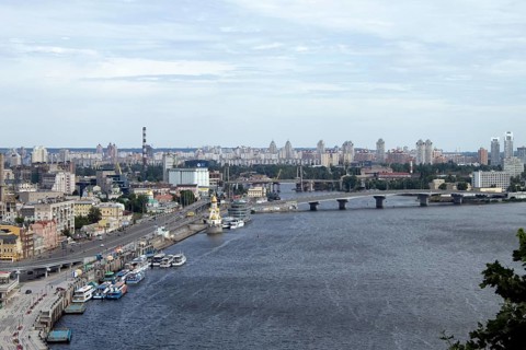 View of the Dnieper
