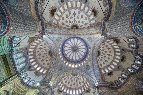 Interior view of the Sultanahmet