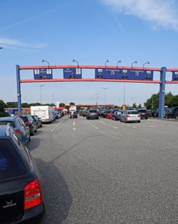 Waiting area to the Sylt Shuttle
