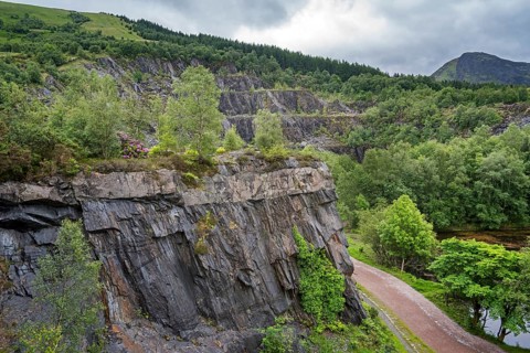 Abandoned Ballachulish Slate Quarry in Lochaber