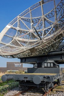 Parabolic antenna of the Wuerzburg Giant radar from the Second World War