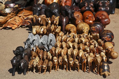 Souvenir stalls