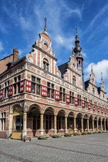 The Amsterdam Borse on the town square in Aalst