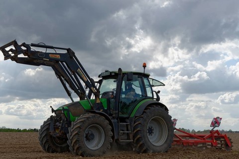 Tractor cultivating