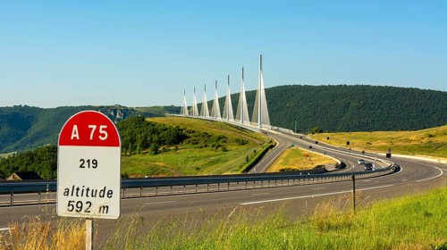 Millau viaduct by architect Norman Foster