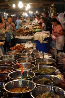 Food stalls at the night market