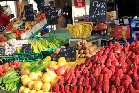 Fruit and vegetable stall