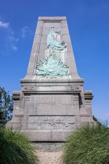 Monument to the Belgian soldiers of both sides on the battlefield of Waterloo 1815
