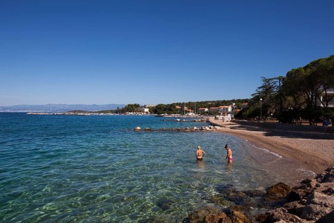 Beach near Malinska
