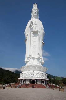 Buddha statue in Linh Ung Pagoda