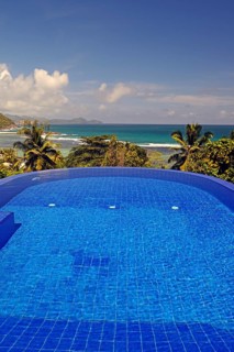 Swimming pool of a luxury villa