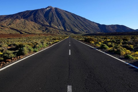 Pico del Teide Road and Volcano
