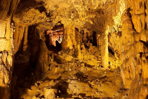 Stalactite cave near Rudine
