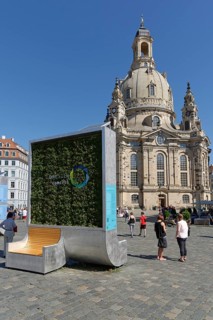 Greened board from university of applied scenses Dresden