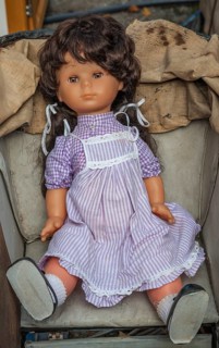 Doll in pram