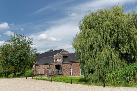 Farm with Weeping willow