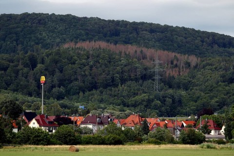 View from Lauchroeden to Herleshausen