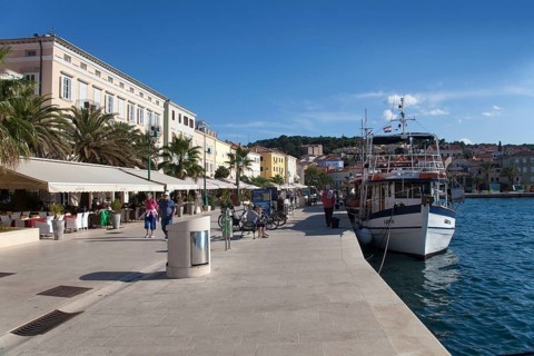 Waterfront at the port of Mali Losinj