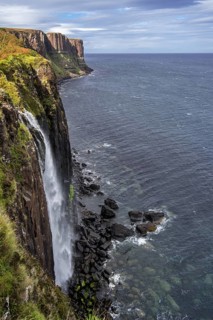 Mealt waterfall at Kilt Rock