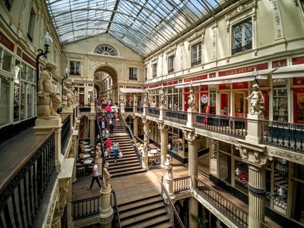 The Passage Pommeray shopping area in the city of Nantes