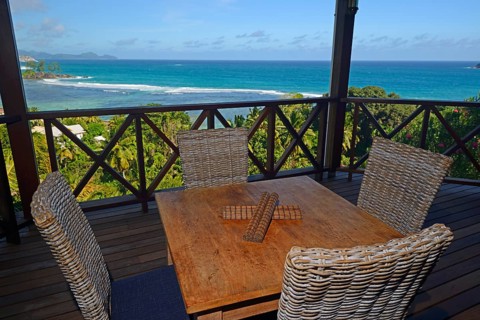 Terrace of a luxury villa