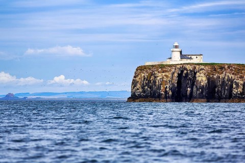 White Inner Farne Lighthouse
