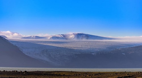 Langjoekull and Hvitarvatn