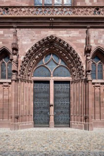 The main portal of Basel Minster
