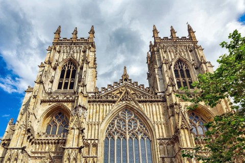 Gothic style cathedral