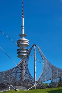 Olympic tent roof and television tower