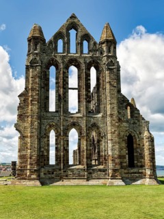Ruins of Whitby Abbey Gothic Monastery
