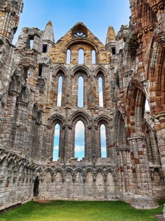 Ruins of Whitby Abbey Gothic Monastery