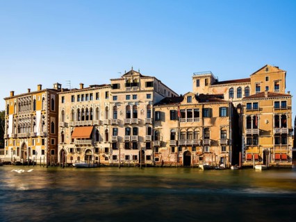 Historic house facade on the Grand Canal