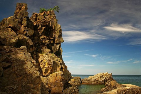High cliffs