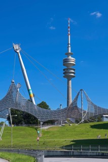 Olympic tent roof and television tower
