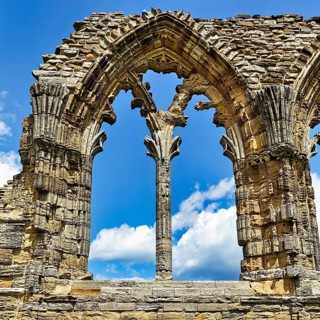 Remains of a round-arched window